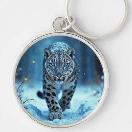 Chaveiro Poderoso predador, neve, beleza fria