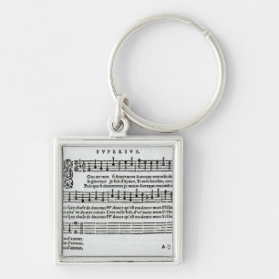 Chaveiro Poema à música por Jean Antoine de Baif
