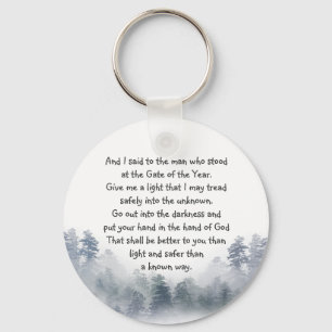 Chaveiro Poema Inspirador Coloque sua Mão em Deus