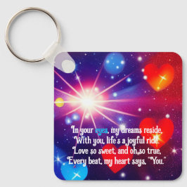 Chaveiro Poema Romântico