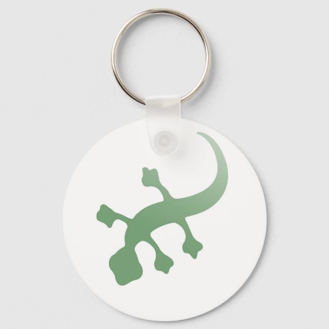 Chaveiro Poetica Gecko em Verde (Frente)