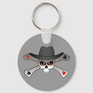 Chaveiro Poker Outlaw-skull
