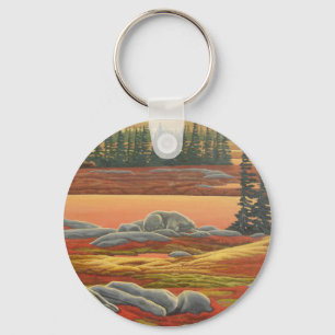Chaveiro Polar Bear Art Key Chain Canada Willife Gifts