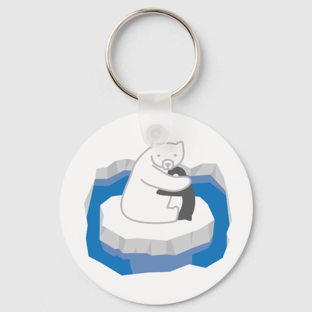 Chaveiro Polar Bear Hug (Frente)
