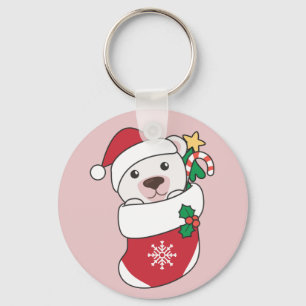 Chaveiro Polar Bear Natal Neve Inverno Animais Polar Chave