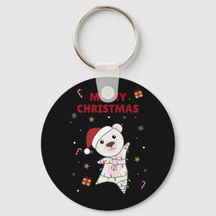 Chaveiro Polar Bear Natal Neve Inverno Polar