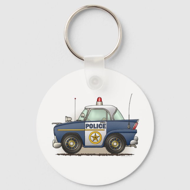 Chaveiro Polícia Automóvel Cruzadora Cadeia de Chave de Car (Frente)