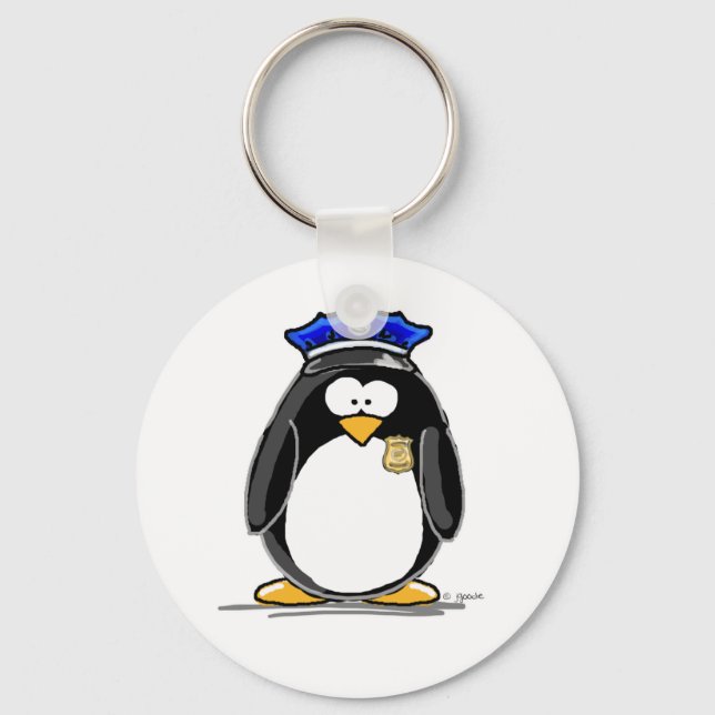Chaveiro Policial Penguin (Frente)
