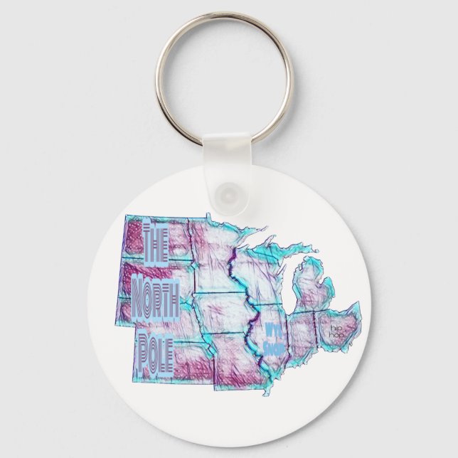 Chaveiro Polo Norte (Frente)