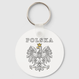 Chaveiro Polska com Eagle polonês