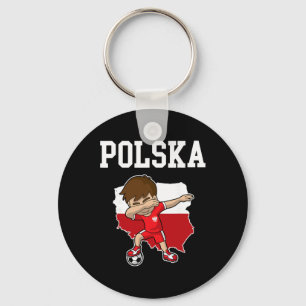 Chaveiro Polska Futebol Polônia Polonês Dabbing Futebol