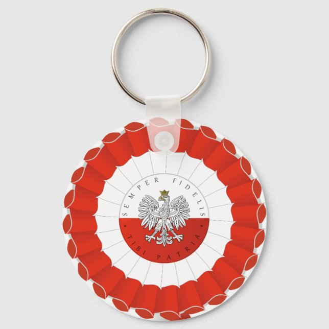 Chaveiro Polska Polônia Polonesa Independência Dia Cotillio (Frente)