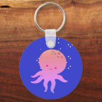 Polvo Bebê Fofo Rosa Desenho Animado