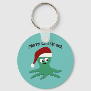 Chaveiro Polvo Feliz de Natal