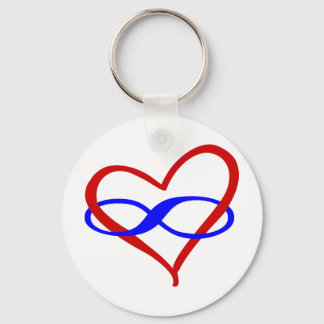 Chaveiro Poly Heart Infinity