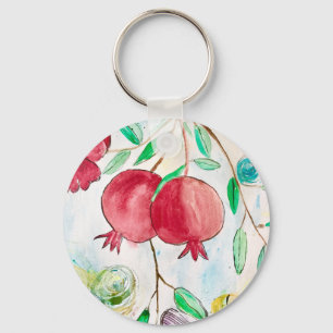 Chaveiro Pomegranato pintura romã Arte de parede