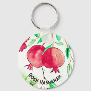 Chaveiro Pomegranato Rosh Hashanah Fruta Shana Tova
