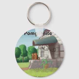 Chaveiro Pomerânia em Granito (Pomegranite) Engraçado