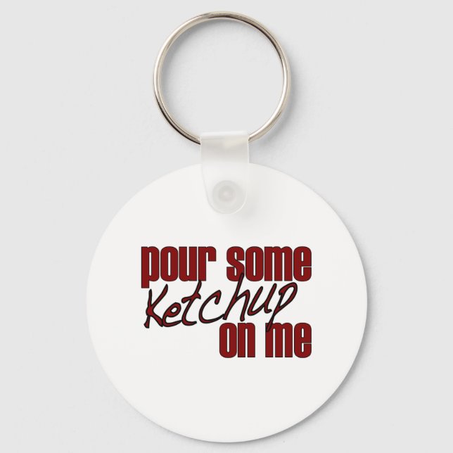 Chaveiro Ponha Um Ketchup Em Mim (Frente)