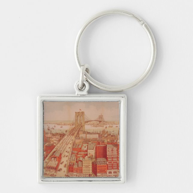 Chaveiro Ponte de Brooklyn, c.1883 (Frente)