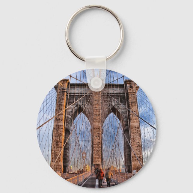 Chaveiro Ponte de Brooklyn Nova York EUA (Frente)