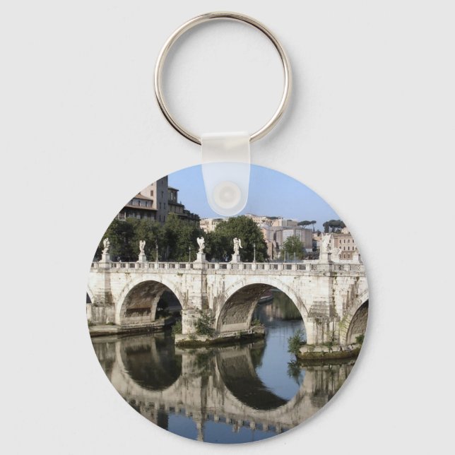 Chaveiro Ponte de Castel rua Angelo, Roma, Itália (Frente)