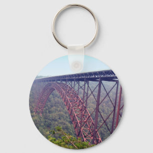 Chaveiro Ponte de desfiladeiro de rio novo