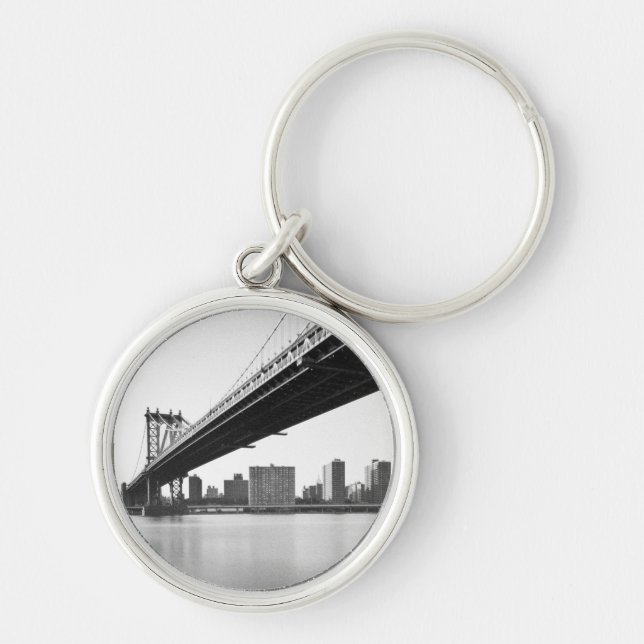 Chaveiro Ponte de Manhattan e skyline, New York, E.U. (Frente)