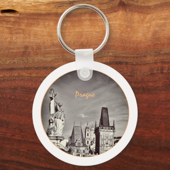 Chaveiro Ponte de Praga & Charles, Cristo, Castelo / Tcheci (Frente)