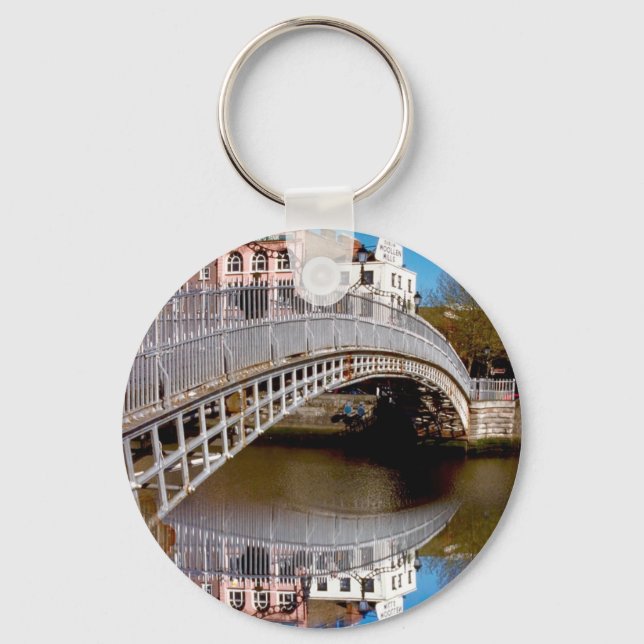 Chaveiro Ponte Dublin Halfpenny (Frente)