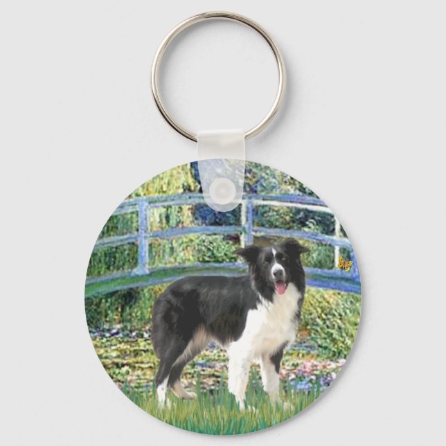 Chaveiro Ponte (Monet)-Border Collie (Frente)