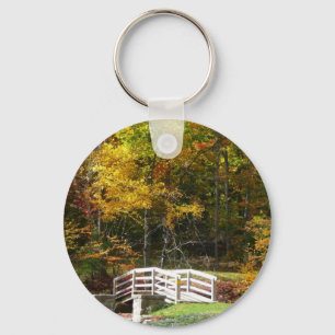 Chaveiro Ponte Seven Springs Fall I Paisagem de Outono