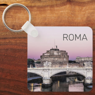 Chaveiro Ponte Sunset de Castel Sant'Angelo, Itália, Roma
