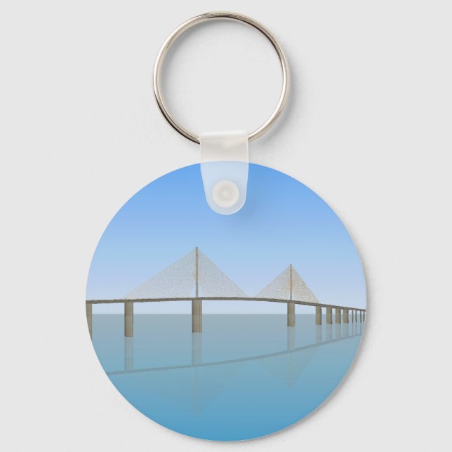 Chaveiro Ponte Sunshine Skyway: Tampa Bay: (Frente)