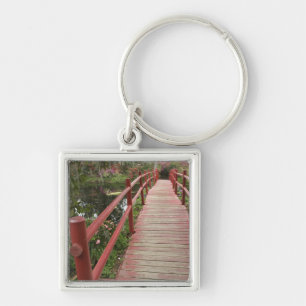 Chaveiro Ponte vermelha sobre lagoa, Plantação de Magnoli