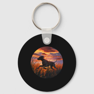 Chaveiro Ponteiro Alemão De Banda Curta Gsp Cães Caçadores