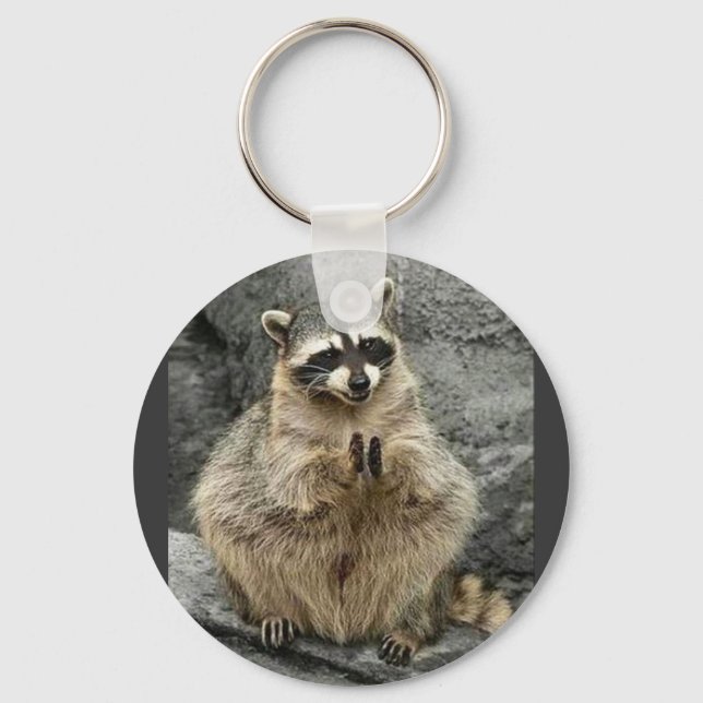 Chaveiro ponto de rezamento do RACCOON ("fofa_engraçada_ani (Frente)