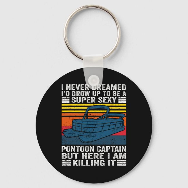 Chaveiro Pontoon Boating Lake Adventures For Summer Pontoon (Frente)