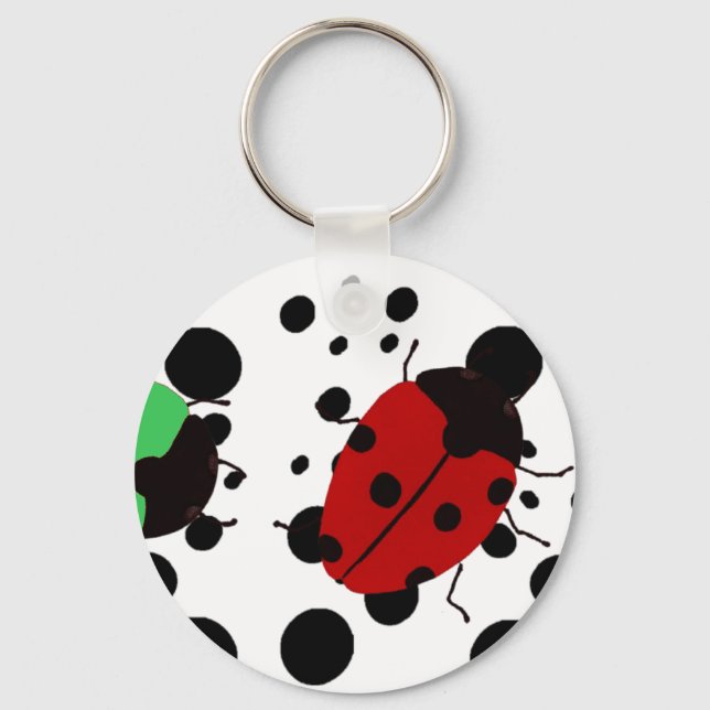 Chaveiro Pontos de Ladybug (Frente)