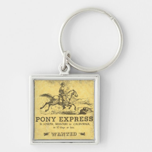 Chaveiro Pony Express quis o poster: História americana (Frente)