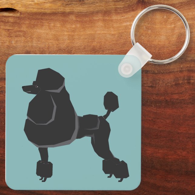 Chaveiro Poodle (Verso)
