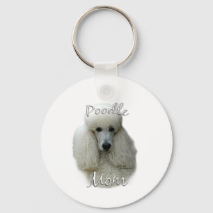 Chaveiro Poodle (branco) Mãe 2
