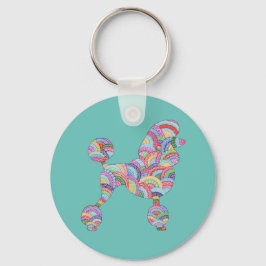 Chaveiro Poodle key ring
