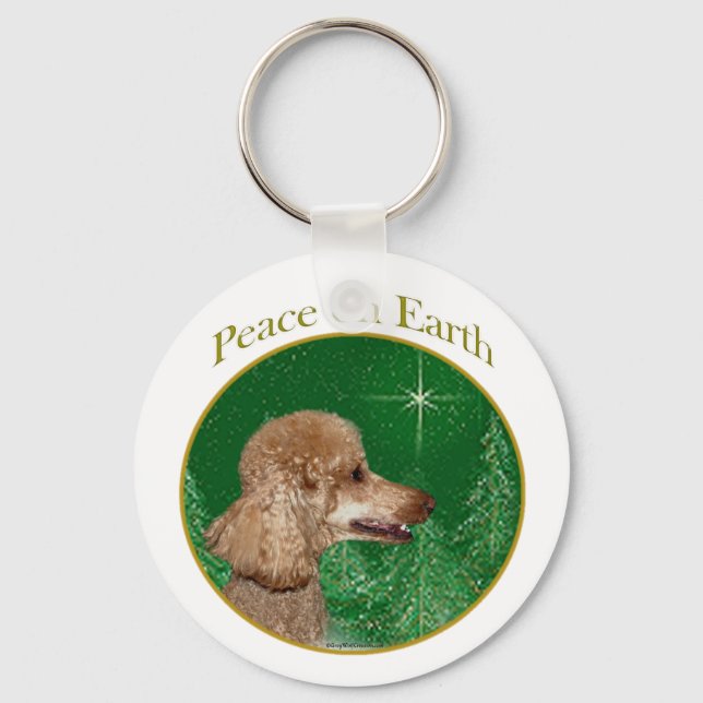 Chaveiro Poodle Peace (Frente)