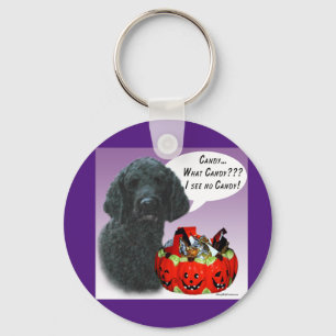 Chaveiro Poodle (preto) Halloween Candy