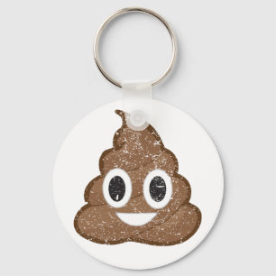 Chaveiro Poop emoji vintage