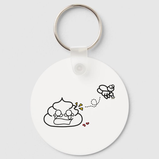 Chaveiro Poop quebrado - Brootsch, PooPoo (Frente)