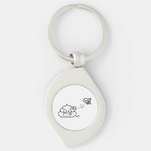 Chaveiro Poop quebrado - Brootsch, PooPoo