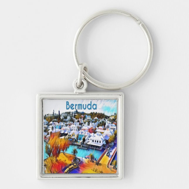 Chaveiro Pop Art Bermuda (Frente)