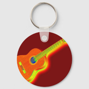 Chaveiro Pop Art Classical Guitar
